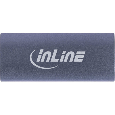 InLine® USB4 Adapter, USB-C Buchse/Buchse, Aluminium, grau (Produktbild 3)