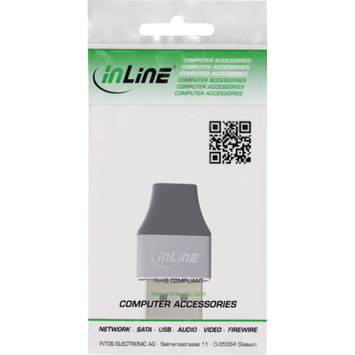 InLine® DisplayPort 1.4 Adapter, DP Stecker / Mini DP Buchse, 8K UHD (Produktbild 3)