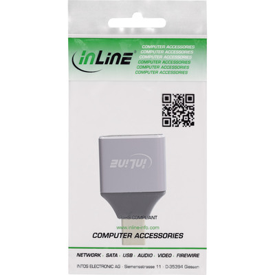 InLine® DisplayPort 1.4 Adapter, DisplayPort Buchse / Mini Displayport Stecker, (Produktbild 3)