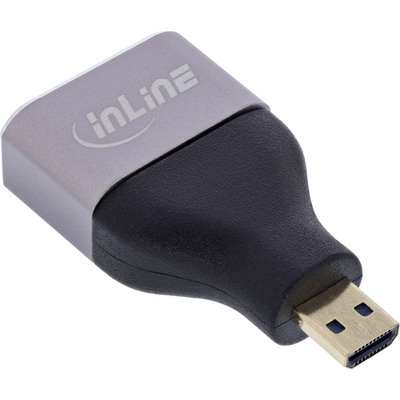 InLine® HDMI Adapter, HDMI A Buchse / Micro HDMI D Stecker, 8K UHD (Produktbild 2)