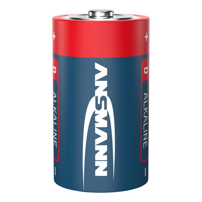 ANSMANN 1514-0000 RED Alkaline-Batterie, Mono (D), LR20, 2er Pack (Produktbild 2)