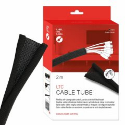 LTC CABLE TUBE, Gewebekabelschlauch -- Durchmesser 2.5 - 4 cm 2m schwarz, LTC-5110 (Produktbild 1)