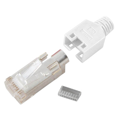 RJ45-Hirose Stecker STP, TM11 beige, 1 -- Stück, 3 Elemente, Cat.5e, H7540.1-1 (Produktbild 1)