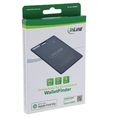 InLine® Wallet Finder, smarte Karte für die Geldbörse, Qi-Aufladung,100mAh, IPX5  (Produktbild 5)