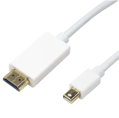 Mini-DisplayPort (Thunderbolt) -- Anschlusskabel auf HDMI, St.-St., weiß, ICOC-MDP-020H (Produktbild 1)