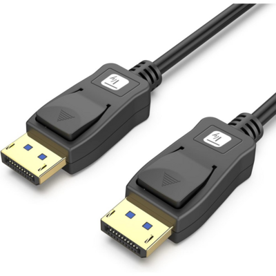 Techly Displayport 2.1 Audio/Video Kabel 4k -- 2m schwarz, ICOC-DSP-A21-020 (Produktbild 1)