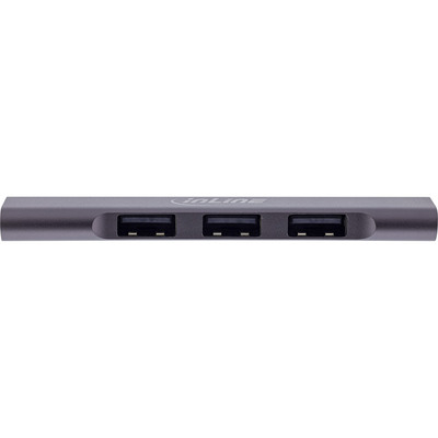 InLine® Slim USB-C Hub, 4-Port, USB 3.0 + 3x USB 2.0, schmale Bauform  (Produktbild 5)