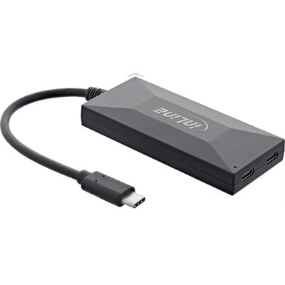 InLine® USB 3.2 Gen.1 Hub, USB-C zu 2 Port USB-C und 3 Port USB-A, mit PSU (Produktbild 3)