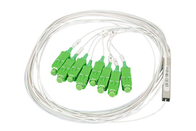 PLC Splitter 1 open End auf 16 SC/APC -- ,9/125µm G657A1, FTTH-PLC16-SCA (Produktbild 1)