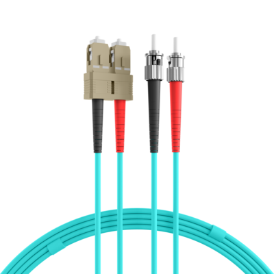 Duplex Patchkabel SC-ST OM3 -- 20m LSZH 3mm aqua, O7353.20 (Produktbild 1)