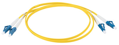 INFRALAN© Duplex Patchkabel LC-LC OS2 G652D -- 0,5m LSZH 2mm gelb, IPL-DR-LCULCU-2-0050 (Produktbild 1)