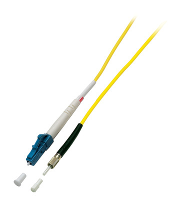 Simplex LWL Patchkabel DIN-LC OS2 1m -- 3,0mm Gelb 9/125µmm, O0862.1 (Produktbild 1)