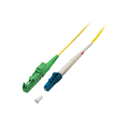 Simplex LWL Patchkabel E2000©/APC-LC G657A 0,5m -- 3,0mm Gelb 9/125µmm, O1420.0,5 (Produktbild 1)