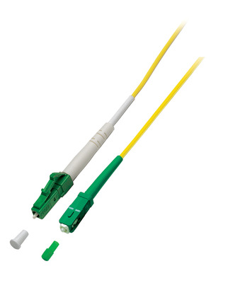 Simplex LWL Patchkabel LC/APC-SC/APC -- G657.A2 0,5m 2,0mm Gelb 9/125µmm, O2531.0,5 (Produktbild 1)