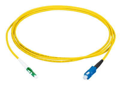 Simplex LWL Patchkabel LC/APC-SC G657.A2 -- 1m 3,0mm Gelb 9/125µmm, O1410.1 (Produktbild 1)