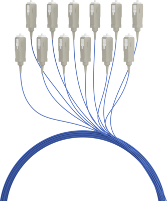 Faserpigtail SC OM1  -- Blau 2m - 1 Stück, O3333.2 (Produktbild 1)