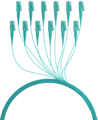 Faserpigtail LC OM3  -- Aqua 2m - 1 Stück, O3681.2 (Produktbild 1)