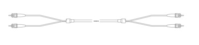 Breakout I-V(ZN) HH OS2 8E9/125µmm ST- ST  -- 1,0m, O1731.1 (Produktbild 1)