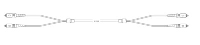 Breakout I-V(ZN) HH OS2 9/125µmm SC/SC -- 12E 1,0m, O1851.1 (Produktbild 1)