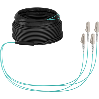 Trunkkabel U-DQ(ZN)BH OM3 4G (1x4) LC-LC -- 10m Dca LSZH, O8303S10OM3 (Produktbild 1)