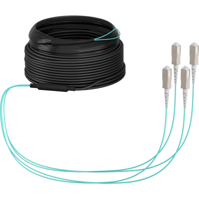 Trunkkabel U-DQ(ZN)BH OM3 4G (1x4) SC-SC -- 20m Dca LSZH, O8301S20OM3 (Produktbild 1)