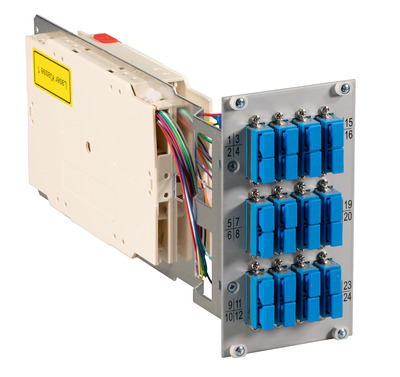 Moduleinschub 3HE/14TE, 9/125µm OS2, 12x -- SC Duplex blau, B88223.24 (Produktbild 1)