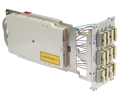 Moduleinschub 3HE/7TE, 50/125µm OM4, 12x -- SC Simplex beige, B88403.12OM4 (Produktbild 1)