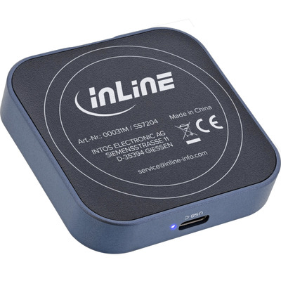 InLine® Clip Case - Magnetisches USB-C Gehäuse für SATA III & NVMe M.2 SSDs  (Produktbild 5)