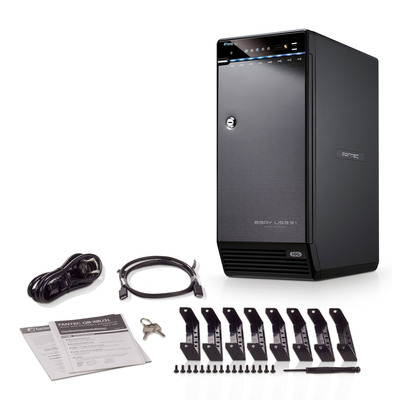 FANTEC QB-X8U31 8x 3.5 HDD Festplattengehäuse USB 3.2 (Produktbild 6)