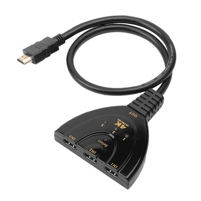 4K-30Hz-HDMI-Switch-3X1-Pigtail --, IDATA-HDMI-3F30 (Produktbild 1)