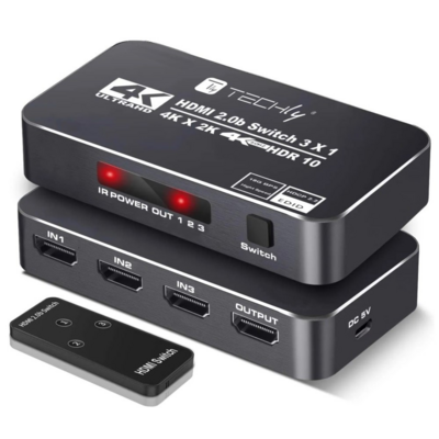 HDMI Switch 4K60Hz HDR 3-Port --, IDATA-HDMI2-4K3160B (Produktbild 1)