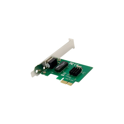 InLine® Gigabit Netzwerkkarte, 1x RJ45 1Gb/s, PCIe x1, low profile Slotblech (Produktbild 3)