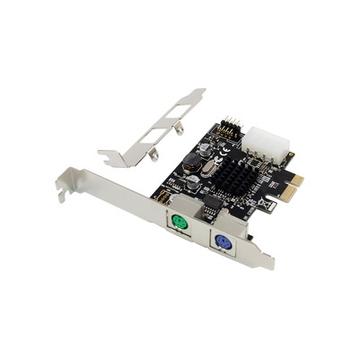 InLine® Schnittstellenkarte, 2x PS/2, PCIe (PCI-Express) (Produktbild 3)