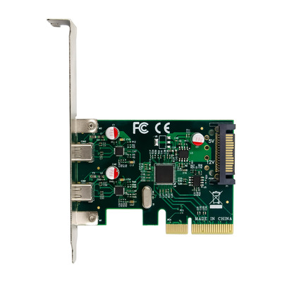 InLine® Schnittstellenkarte, PCIe x4, USB 3.2 Gen.2, 2x USB-C (Produktbild 3)