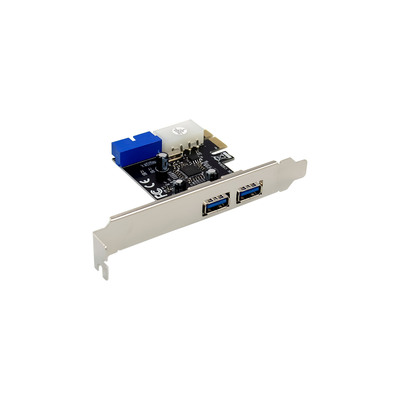 InLine® Schnittstellenkarte, 4x USB 3.2 Gen.1, (2+2) PCIe, low profile Slotblech (Produktbild 6)