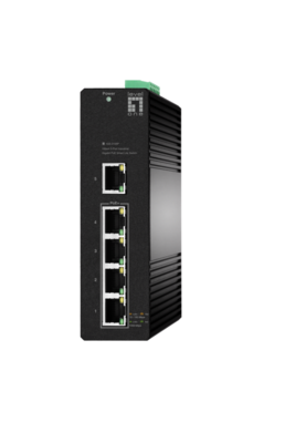 Hilbert 5-Port Industrie Gigabit PoE  -- smart Lite Switch 4 PoE Outputs 802.3at/af PoE, IGS-2105P (Produktbild 1)