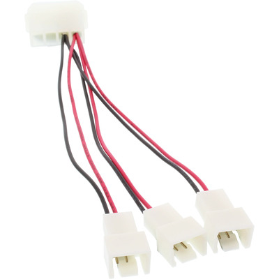 InLine® Lüfter Adapterkabel, 12V zu 5V, für 3 Lüfter (Produktbild 3)