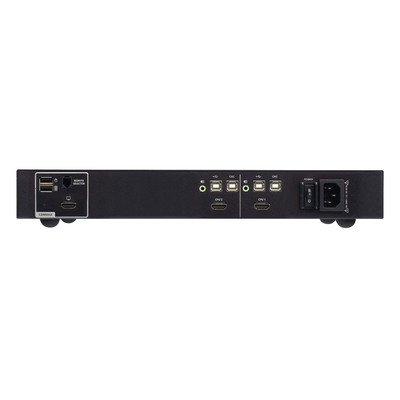 ATEN CS1182H4C 2-Port KVM Secure Switch mit USB 4K HDMI mit CAC (PSD PP v4.0) (Produktbild 2)