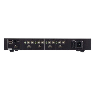 ATEN CS1184H4C 4-Port KVM Secure Switch mit USB 4K HDMI mit CAC (PSD PP v4.0) (Produktbild 2)