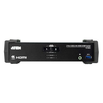 ATEN CS1822 KVMP-Switch 2-fach, 4K HDMI, USB 3.0, Audio (Produktbild 3)