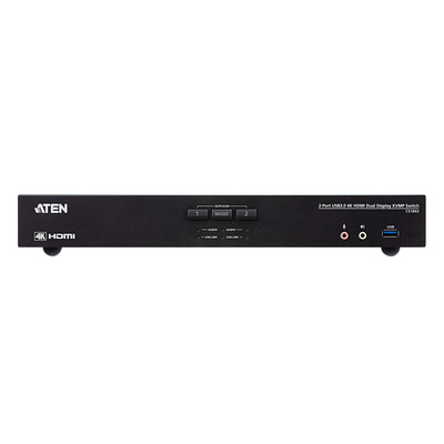 ATEN CS1842 KVMP-Switch 2-fach, 4K HDMI, Dual Display, USB 3.0, Audio (Produktbild 3)