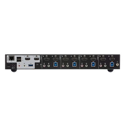 ATEN CS1844 KVMP-Switch 4-fach, 4K HDMI, Dual Display, USB 3.0, Audio (Produktbild 2)