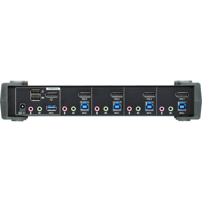 ATEN CS1924 KVMP-Switch 4-fach, DisplayPort, USB 3.0, für 4 Displays, 4K  (Produktbild 5)