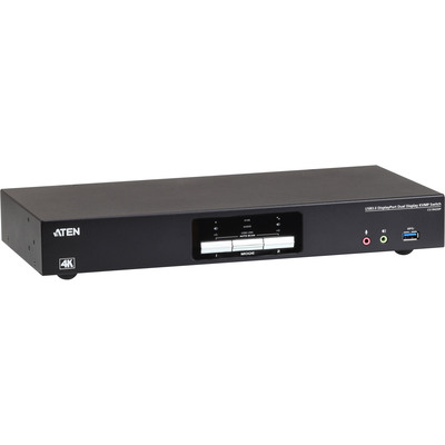 ATEN CS1942DP KVMP-Switch 2-fach, DisplayPort für 2 Displays 4K, USB 3.0, Audio (Produktbild 2)