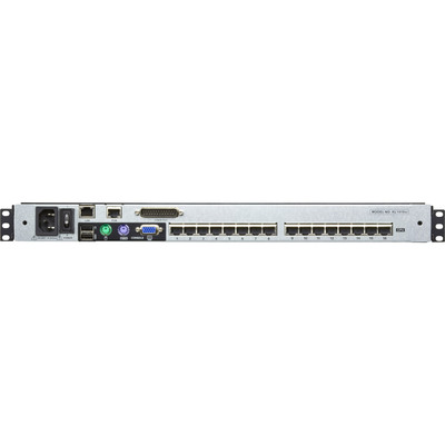 ATEN KL1516AiM DE Cat.5 KVM over IP Switch 16-Port 17-LCD, Dual-Rail, DE-Layout (Produktbild 2)