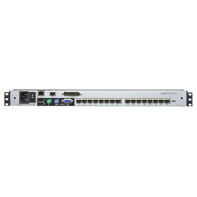 ATEN KL1516AiN UK Cat.5 KVM over IP Switch 16-Port 19-LCD, Dual-Rail, UK-Layout (Produktbild 2)