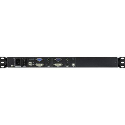 ATEN CL6700MW DE Single Rail 17,3-LCD Konsole (USB, HDMI / DVI / VGA) DE-Layout (Produktbild 6)