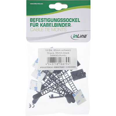 InLine® Kabelbinder Bündelklemme 94mm, schwarz, 10 Stück (Produktbild 3)