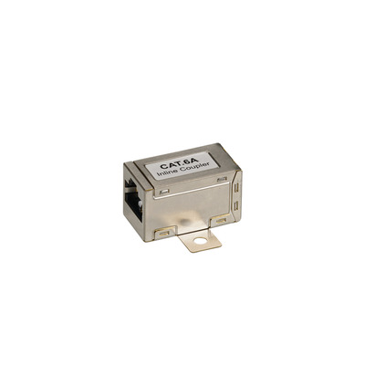 Modular-Adapter RJ45 STP, Cat.6A, ,mit -- Flansch für Wandmontage, 37527.1 (Produktbild 1)