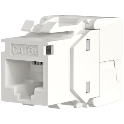 INFRALAN© RJ45 Keystone UTP, Cat.6A -- 500MHz, Komponenten zertifiziert, IKU-6A-KOP-1 (Produktbild 1)